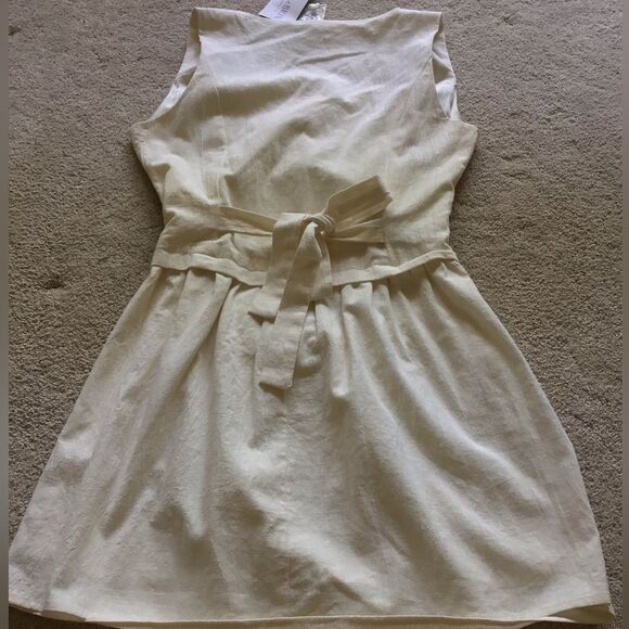 NWT Endless Rose Cream Sleeveless Button Vest Dress - Picture 8 of 9